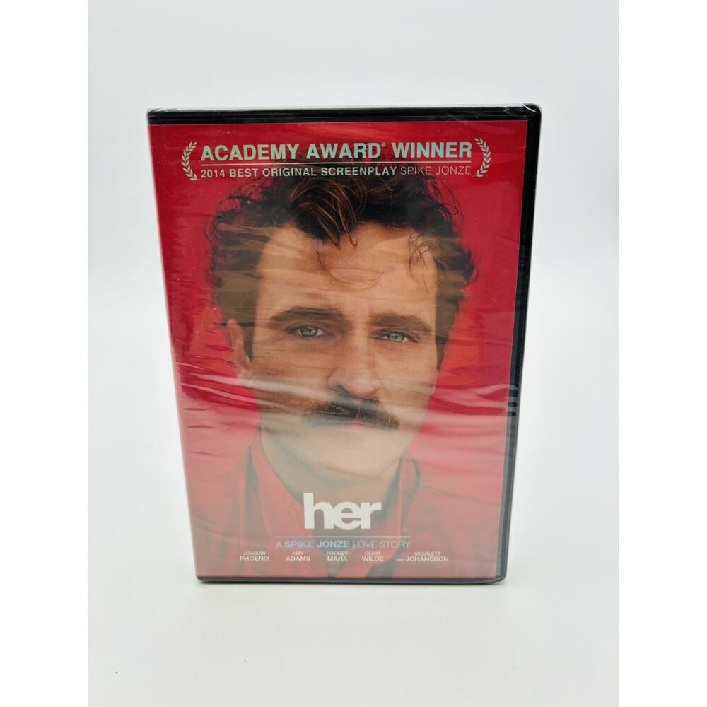 New - Her - Joaquin Phoenix- DVD - Spike Jonze Film - NEW SEALED